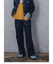 Organic Cotton Denim ベイカーパンツ