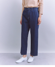 Organic Cotton Denim ペッグトップパンツ