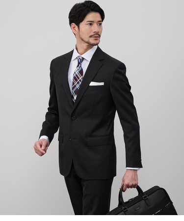 【撥水】SLIM FIT 無地 ジャケット(セットアップ対応)