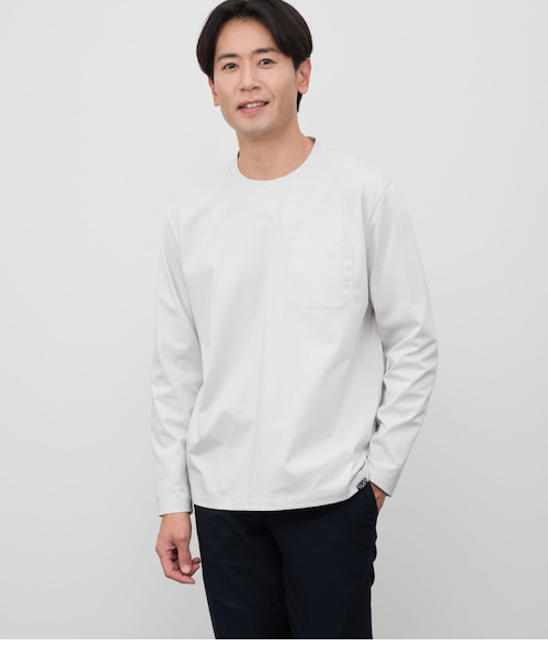 NY CARE FREE 長袖 クルーネックTシャツ｜ニューヨーカーの通販｜&mall