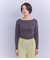 ［LOTUS］Round Body Fraise 長袖ボートネックプルオーバー