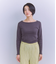 ［LOTUS］Round Body Fraise 長袖ボートネックプルオーバー