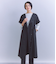 Washable Wool Tropical ロールアップドレス