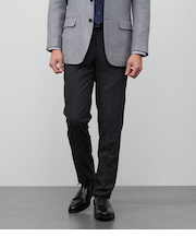 【撥水】COOL COMFORT ウールシルク 無地 スラックス