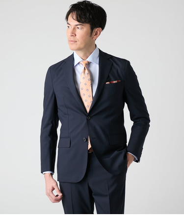【防シワ・ストレッチ・ウォッシャブル】TRAVEL COMFORT ハイストレッチ ピンチェック スーツ