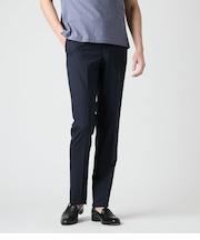 【防シワ・ストレッチ・ウォッシャブル】TRAVEL COMFORT ハイストレッチ ピンチェック スラックス(セットアップ対応)