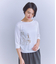 Mercerization Jersey チェーン刺繍Tシャツ