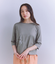 Mercerization Jersey チェーン刺繍Tシャツ
