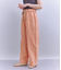 Linen Chambray ドロストサイドポケットパンツ
