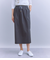 Luster Soft Jersey アシンメトリースリットスカート