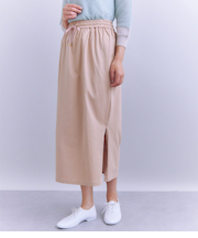 Luster Soft Jersey アシンメトリースリットスカート