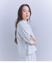 Luster Soft Jersey モックネックプルオーバー