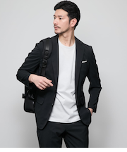 【ウォッシャブル・防シワ・ストレッチ】MOVING COMFORT ナイロンストレッチドビー ジャケット(セットアップ対応)