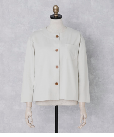 Luster Soft Jersey クルーネックカーディガン