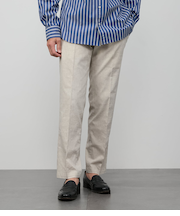 【ストレッチ】ライトキャンバス ノータック シャーリングアジャストパンツ