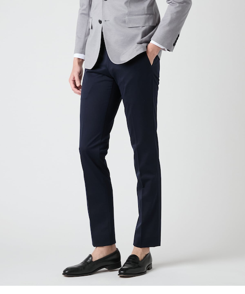 【接触冷感】ピンヘッド ジャージー ウエストアジャストパンツ(セットアップ対応)