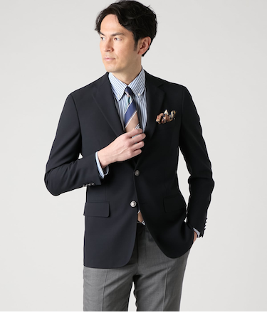 【防シワ】TRAVEL COMFORT ハイツイストクロス ブレザー