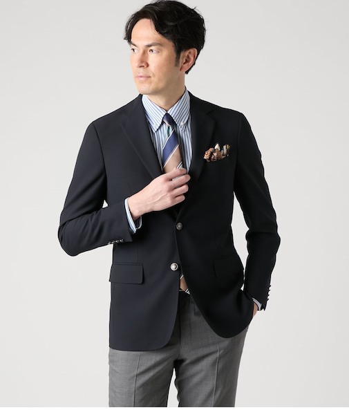 【防シワ】TRAVEL COMFORT ハイツイストクロス ブレザー