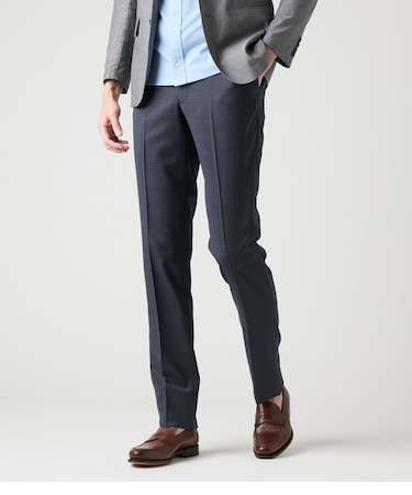 【ウォッシャブル】ピンヘッド ウエストアジャストスラックス