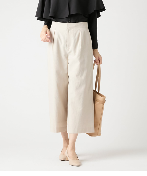 ライトグログラン タックガウチョパンツ