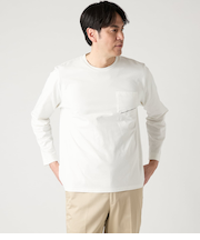 【接触冷感】ニューヨーカータータン 長袖 クルーネックTシャツ