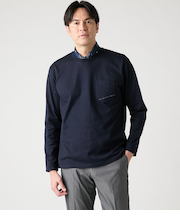 【接触冷感】ニューヨーカータータン 長袖 クルーネックTシャツ