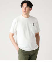 【吸水速乾】COOL COMFORT ニューヨーカータータン ブロックインレイ 半袖 クルーネックTシャツ