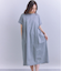 Pique Sucker Jersey タックドレープワンピース