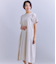 Pique Sucker Jersey タックドレープワンピース