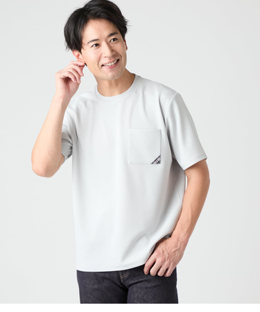 【ストレッチ・防シワ】FLEX COMFORT ハイストレッチ 半袖クルーネックTシャツ
