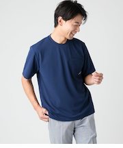 【ストレッチ・防シワ】FLEX COMFORT ハイストレッチ 半袖クルーネックTシャツ
