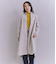 Cotton Linen Double Stripe ポケットロングシャツドレス