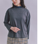 Crepe Double Face Knit 切替えボトルネックプルオーバー