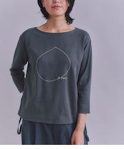 Crepe Double Face Knit SIPULI刺繍プルオーバー