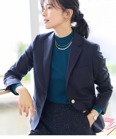 PREMIUM CLOTH Beyond 2釦シングルブレストブレザー