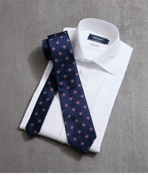 スクエアカラーファインパターン ネクタイ