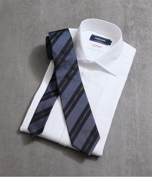 Classico Seta サテンカラーストライプ ネクタイ｜ニューヨーカーの