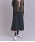 【ウォッシャブル】Woolish Block Check 切替スカート