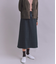 【ウォッシャブル】Woolish Block Check 切替スカート