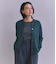 【ウォッシャブル】Organic Cotton Blend Plating ニットブルゾン