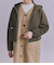 【ウォッシャブル】Garter & Half Cardigan Stitch フーディニット