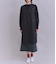 Coated Cotton Poly Twill ハーフムーンポケットドレス