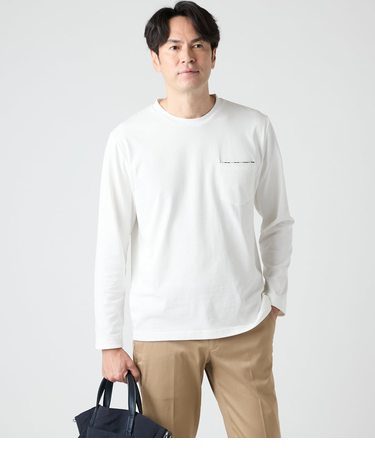 MVS天竺 長袖クルーネックTシャツ