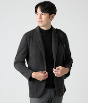 【ストレッチ・ウォッシャブル】 カットソージャケット