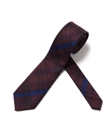 オンブレチェック ネクタイ