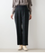 ウールブラックウォッチ ワンタックテーパードパンツ