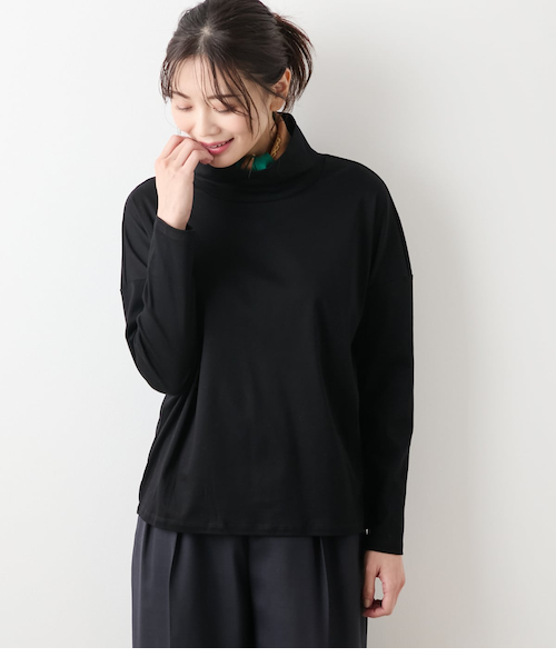 オーガニックコットンパイル クルーネックプルオーバー