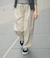 Heavyweight Cotton Twill ギャザードロストパンツ