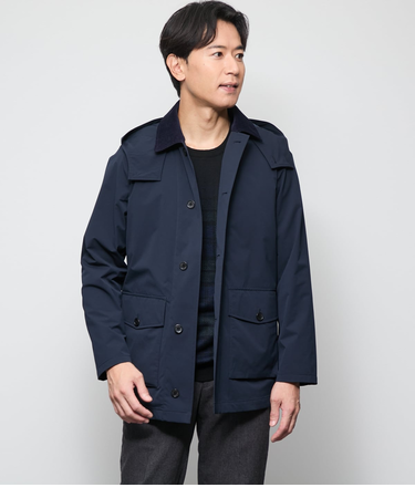 【防シワ・撥水・ストレッチ】SOLOTEX ツイル ハンティングジャケット