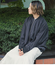 High Density Twill ドルマンスリーブブルゾン